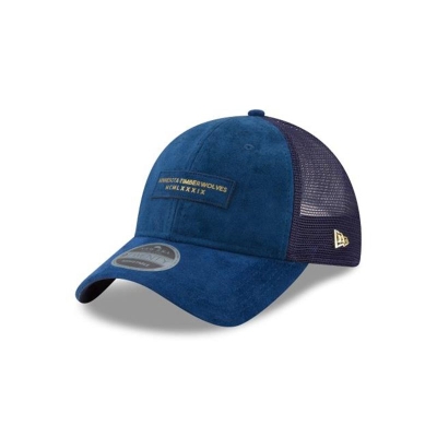 Minnesota Timberwolves Gorra | New Era NBA Trucker 9twenty Adjustable Cap Mexico - Azules